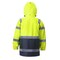 2W International High Viz Parka and Body Warmer, Medium, Lime/Dark Navy 360C-3 M - alternate 8